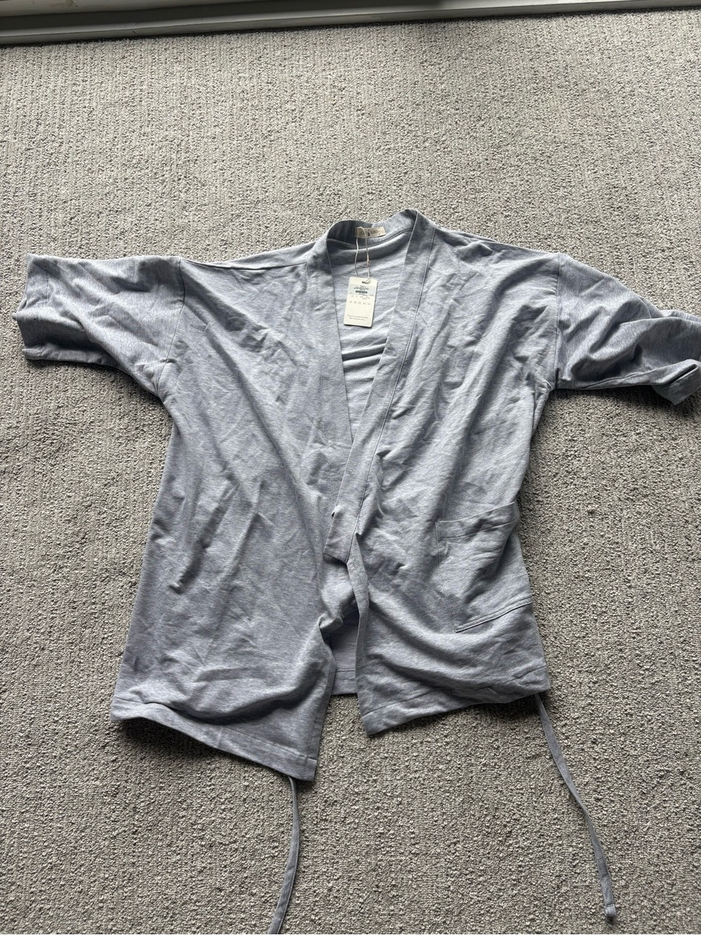 Light Gray Open-Front Cardigan - NWT part of set